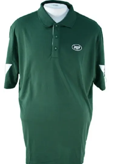 Discover New York Football Team Jets Team Play Dry Performance Polo Shirt, Green, Gift for Fan