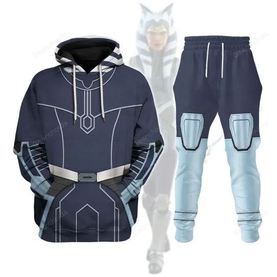 Star Wars Ahsoka Tano Costume Hoodie and Joggers Set