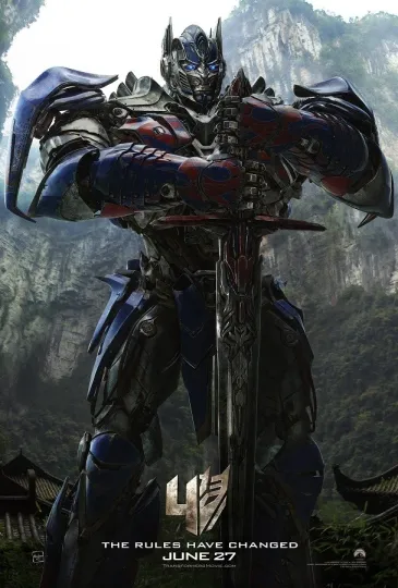 Transformers Age of Extinction Poster -  Vertical Premium Matte Print
