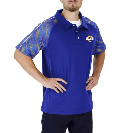 Discover Zubaz football Men's Kansas City Chiefs Elevated Field Polo W/ Viper Print Accent