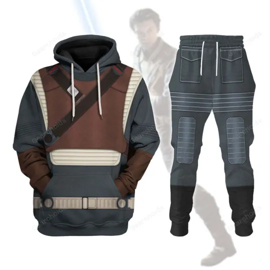 Star Wars Cal Kestis Jedi Costume Hoodie Set