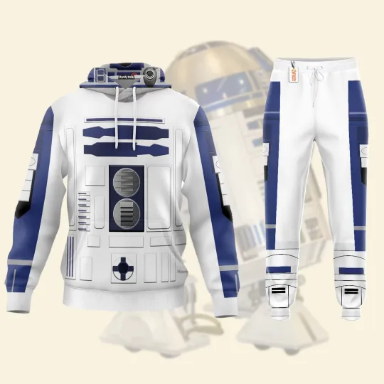 Discover Star Wars R2 D2 Robot Costume Hoodie Sweatshirt Sweatpants SWHS15