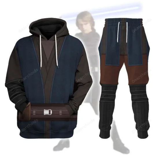 Discover Star Wars Anakin Skywalker's Jedi Robes Costume Hoodie Sweatshirt Sweatpants