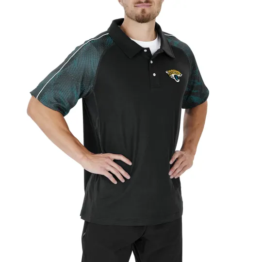 Discover Jacksonville Football Team Jaguars Elevated Field Polo Print Accent, Gift for Fan