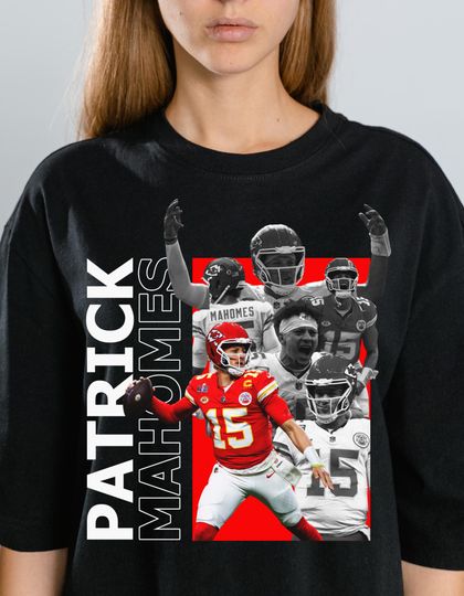 Discover Patrick Mahomes Streetwear Design: KC Football PNG (Digital Download)