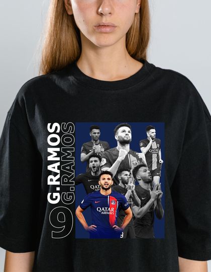 Discover Soccer Football T-Shirt Design PNG: G.RAMOS Graphic (Digital Download 11x13 Inches)