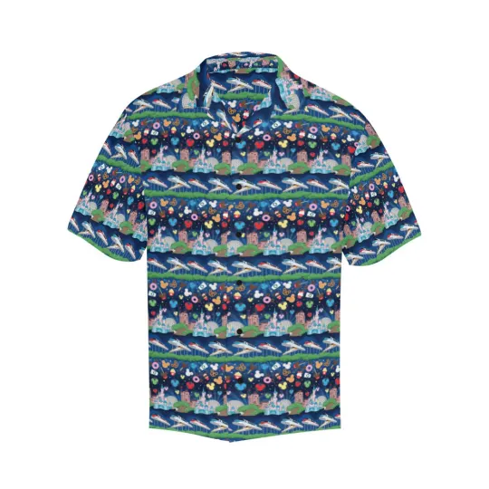 Discover Disney Mickey Park Hopper Line Hawaiian Shirt