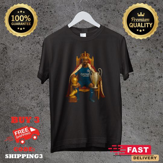 Discover Ousmane Dembl Ballon D'or winner T-Shirt - Soccer Champion Tee - Football Shirt - Gift for Football Fans