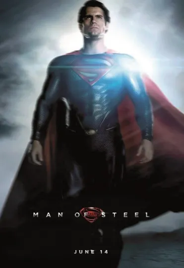 Man of Steel Movie Poster Henry Cavill  Vertical Poster