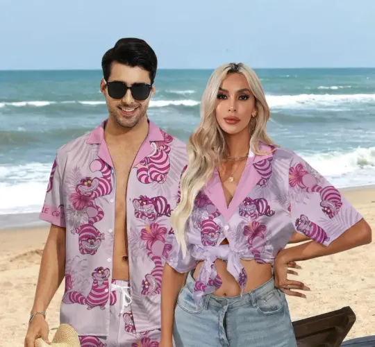 Discover Disney Alice In Wonderland  Cheshire Cat Hawaiian Shirt