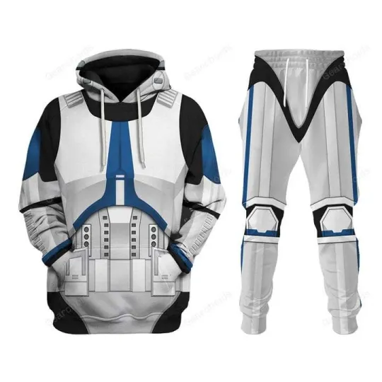 Discover Star Wars 501st Clone Trooper Hoodie and Sweatpants