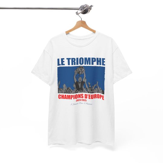 Discover PSG Champions League T-Shirt: Paris Saint-Germain Victory Tee