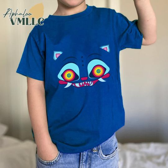 Demon Hunter Tiger T-Shirt, Derpy Tiger T-Shirt, Kpop Demon Movie Tee, Tiger Hunter Costume T-Shirt, Kpop Huntrix T-Shirt