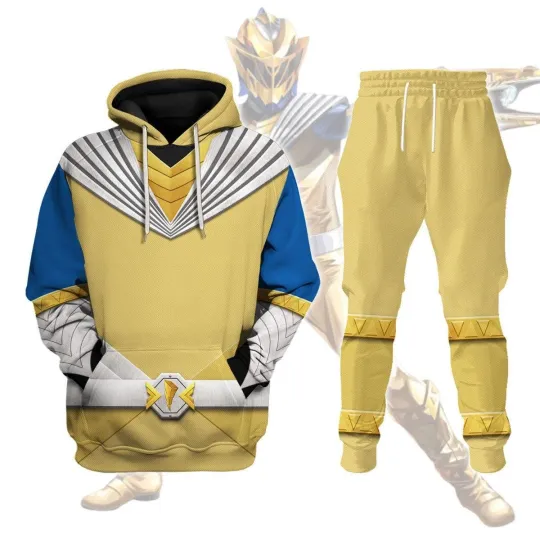 Discover Cosmic Fury Yellow Ranger Cosplay Costume - Hoodie Set PRHS118 HSQT434