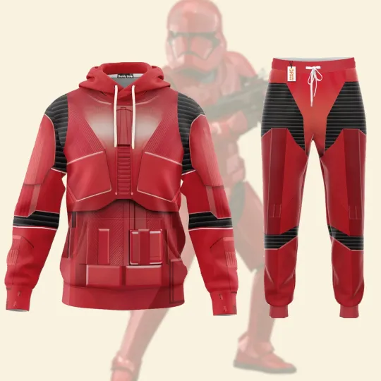 Discover Star Wars Sith Trooper Costume Hoodie Sweatshirt Sweatpants SWHS08