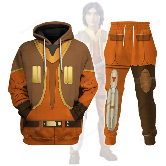 Discover Star Wars Ezra Bridger's Costume Hoodie Sweatshirt Sweatpants SWHS79
