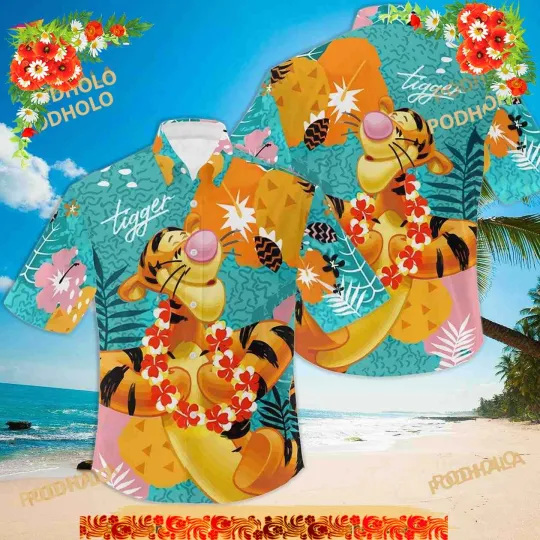 Discover Tigger Winnie The Pooh Disney Summer Hawaiian Shirt