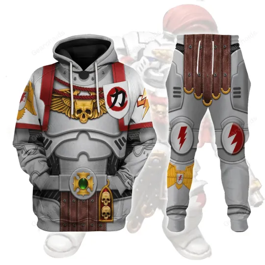 Discover White Scars Captain - Costume Cosplay Hoodie Sweatpants