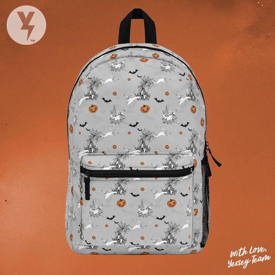 Zero Ghost Dog Backpack, The Nightmare before Christmas Backpack, Disney Halloween Backpack, Family Christmas gift