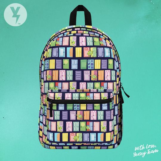 Discover Mike Wazowski Backpack, Disney Pixar Monsters Inc Backpack, Mike Inc. Christmas Gift, Disney Pixar Christmas gift