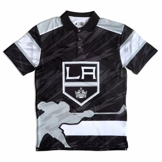 Discover Forever Collectibles Los Angeles Kings Thematic Polo Shirt, Gift for Fan