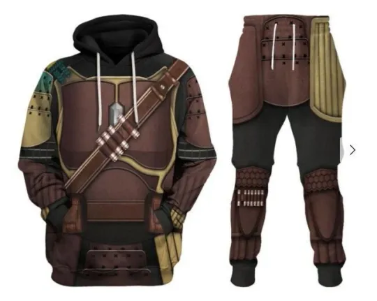 Discover Star Wars Andalorian Brown samurai Hoodie Sweatpants