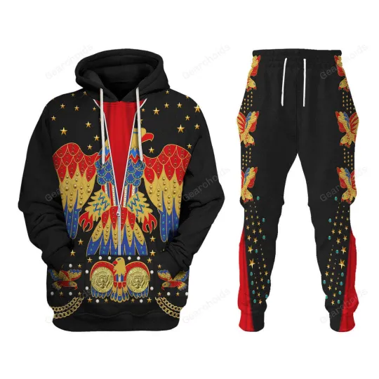 Discover Elvis EAGLE Black - Costume Cosplay  Hoodie Sweatpants