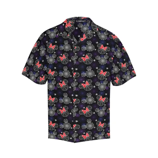 Discover Disney Mickey Spider Webs Hawaiian Shirt