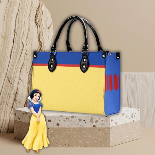 Snow White Leather Handbag,  Ladies Fashion Shoulder Bag, Disney's Snow White Purse
