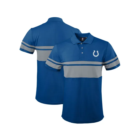 Discover Indianapolis Football Team Colts Stripe Polo Shirt, Gift for Fan