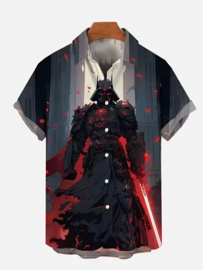 Discover Disney Star Wars Black Samurai Darth Vader Hawaiian Shirt