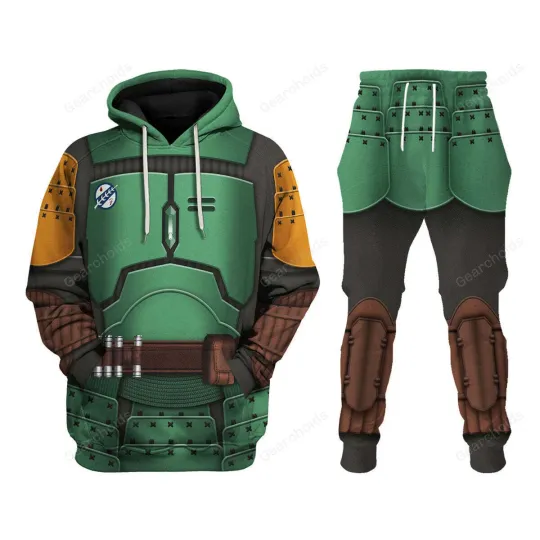 Discover Star Wars The Book Of Boba Fett Samurai Costume Hoodie Sweatshirt Sweatpants