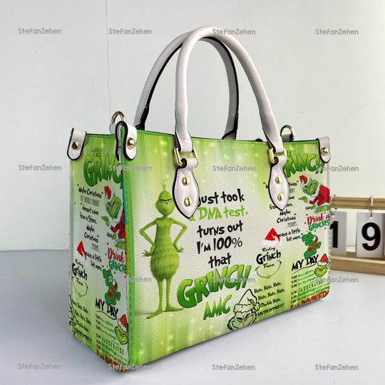 The funny character Christmas Women Leather Bag, funny character Lover Handbag, funny character Lover Gifts