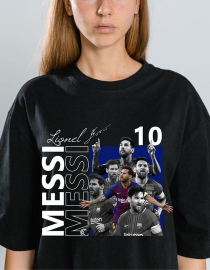 Discover Messi Soccer Graphic T-Shirt