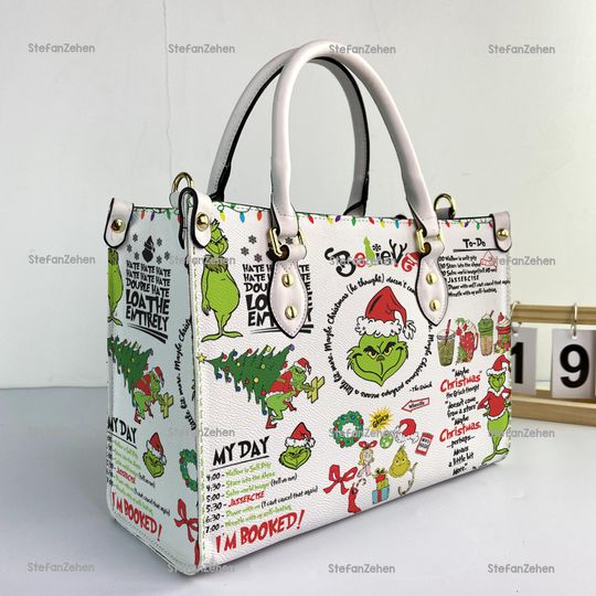 Discover funny character Christmas Women Leather Bag, funny character Lover Handbag, funny character Lover Gifts