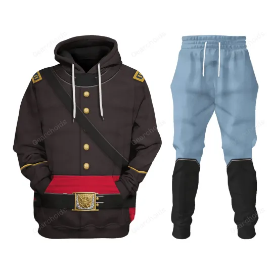 Discover Union Army- Captain Of Infantry Uniform Hoodie Sweatpants