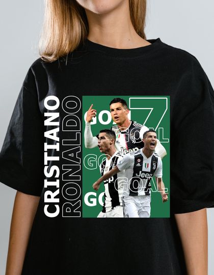 Cristiano Ronaldo Soccer Graphic T-Shirt