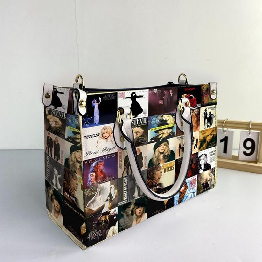 Stevie Nicks Women Leather Bag, Stevie Nicks Bag, Stevie Nicks Lover Handbag, Stevie Nicks Gifts