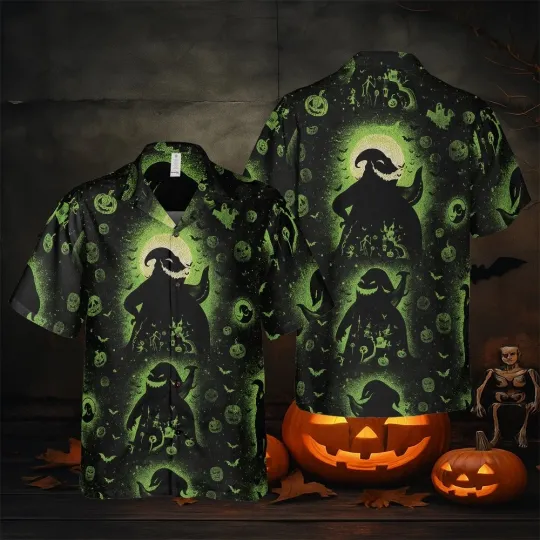 Discover Oogie Boogie Glow Aesthetic Graphic, Glow in Dark All-Over Print