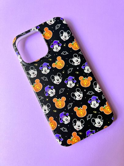 Minnie and Mickey Halloween iPhone Case | Disney Samsung Galaxy Phone Case | Flexi Case | | Disney inspired Phone Case | iPhone Cases