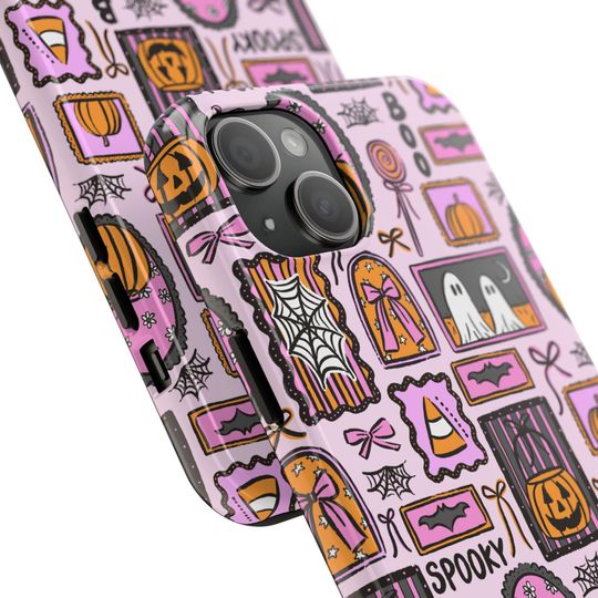Discover Spooky Halloween Frames iPhone Case | Halloween iPhone Cases | Cute Halloween Phone Cases For Her