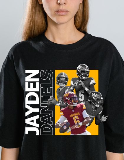 Discover Jayden Daniels Football Graphic Tee