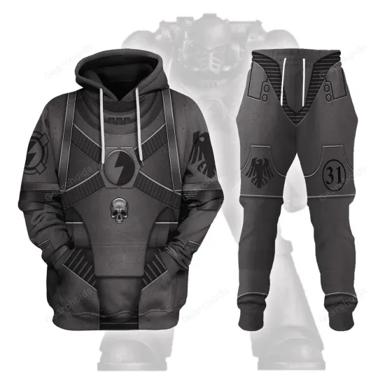 Discover Pre-Heresy Raven Guard In Mark IV Maximus Power Armor - Costume Cosplay Hoodie