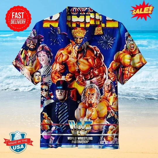 Wrestling Entertainment Royal Rumble Hawaiian Shirt