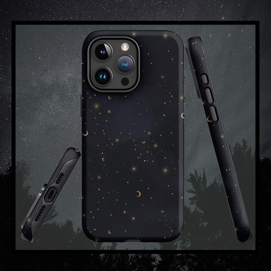 Discover Celestial Tough iPhone Case | Star Case | Astrology Case | Tarot | Witch | Magic | Magick | Night | Sky | Space | Whimsigoth | iPhone 16