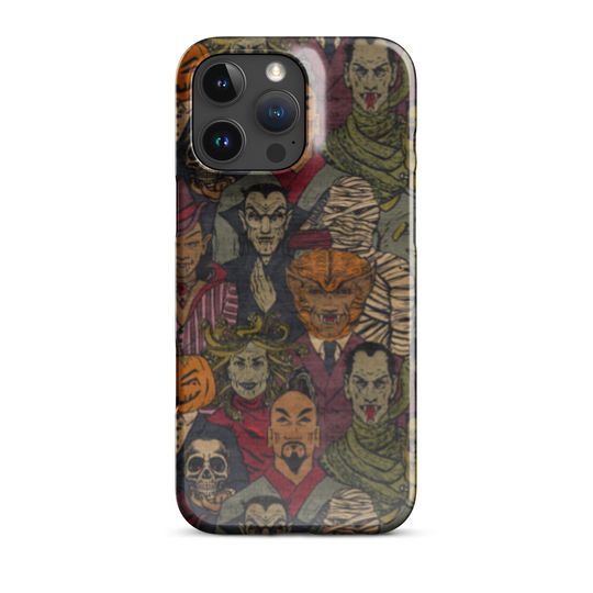 Discover Creepy Goth Halloween iPhone case