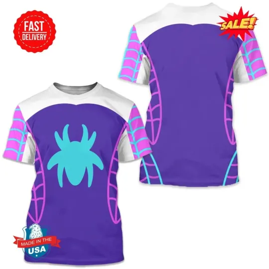 Gwen Stacy Halloween Costume 3D Shirt Classic T-Shirt