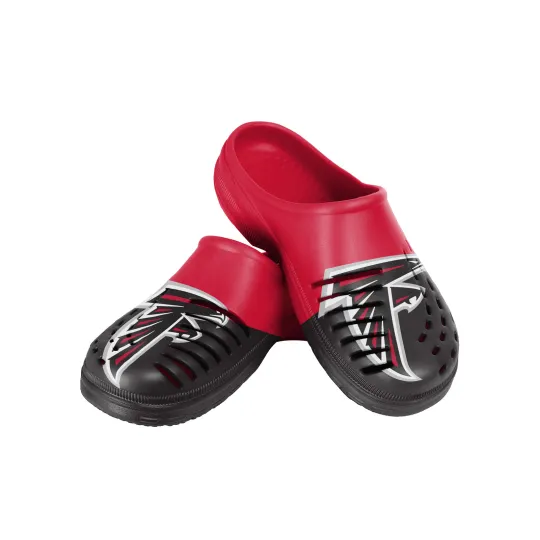 Atlanta Football Team Falcons Colorblock Big Logo Clog, Gift for Fan