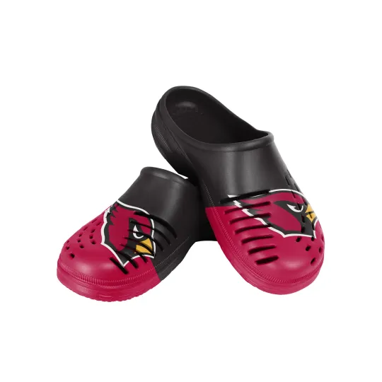 Discover FOCO football Men's Arizonna Cardinals 2023 Colorblock Big Logo Clog