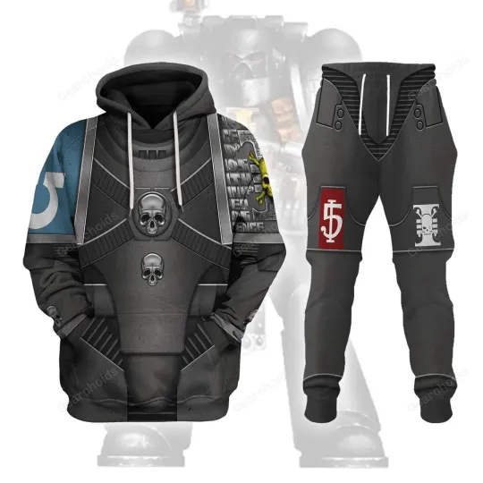 Discover Pre-Heresy Deathwatch In Mark IV Maximus Power Armor - Costume Cosplay Hoodie